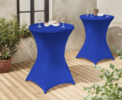 Royal Blue Covers Spandex for Cocktail Table